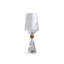 Jogo 6 Taças Base Cristal para Vinho Âmbar 595ml