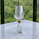 Jogo 6 Taças Base Cristal para Vinho Âmbar 595ml